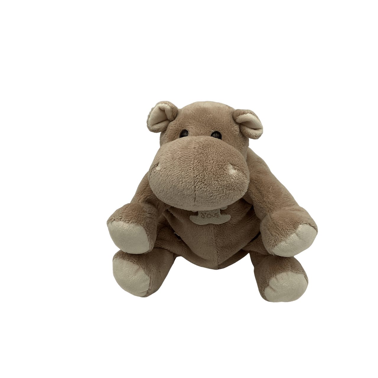 Peluche Hippopotame Marron 23 cm - KIDIBAM