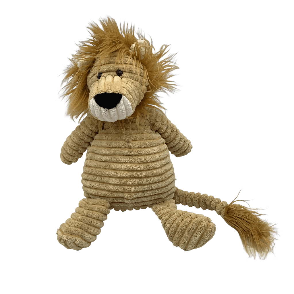 Peluche lion côtelée 35cm - KIDIBAM