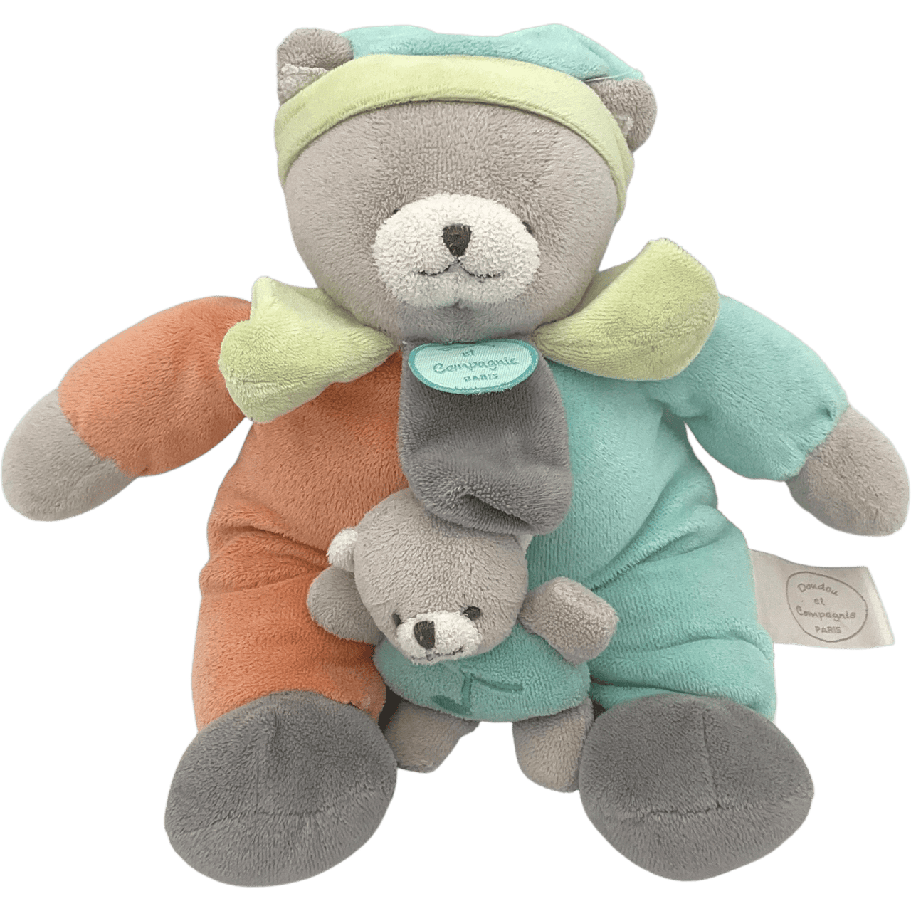 Peluche musicale ours et son petit - KIDIBAM