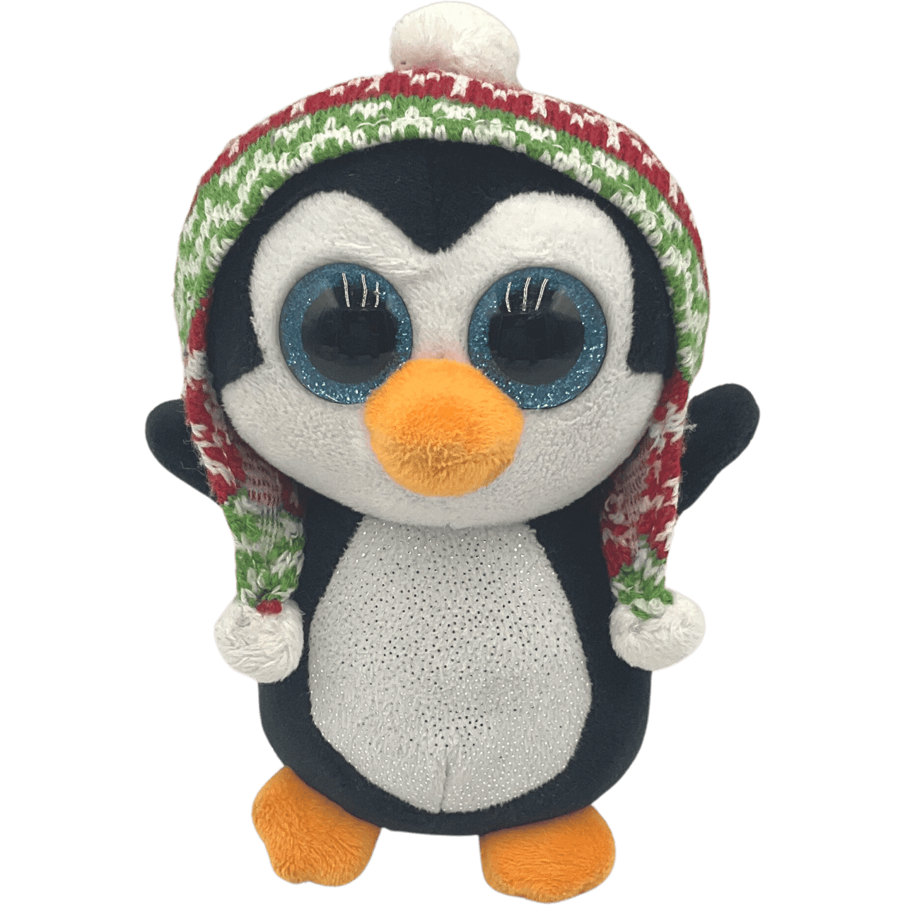 Peluche pingouin avec bonnet péruvien 17cm - KIDIBAM