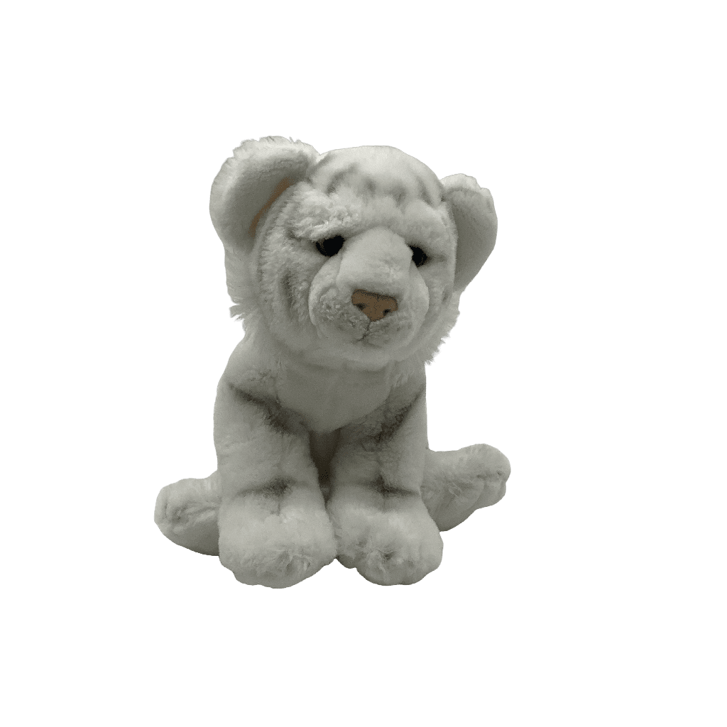 Peluche Tigreau blanc 25cm - KIDIBAM