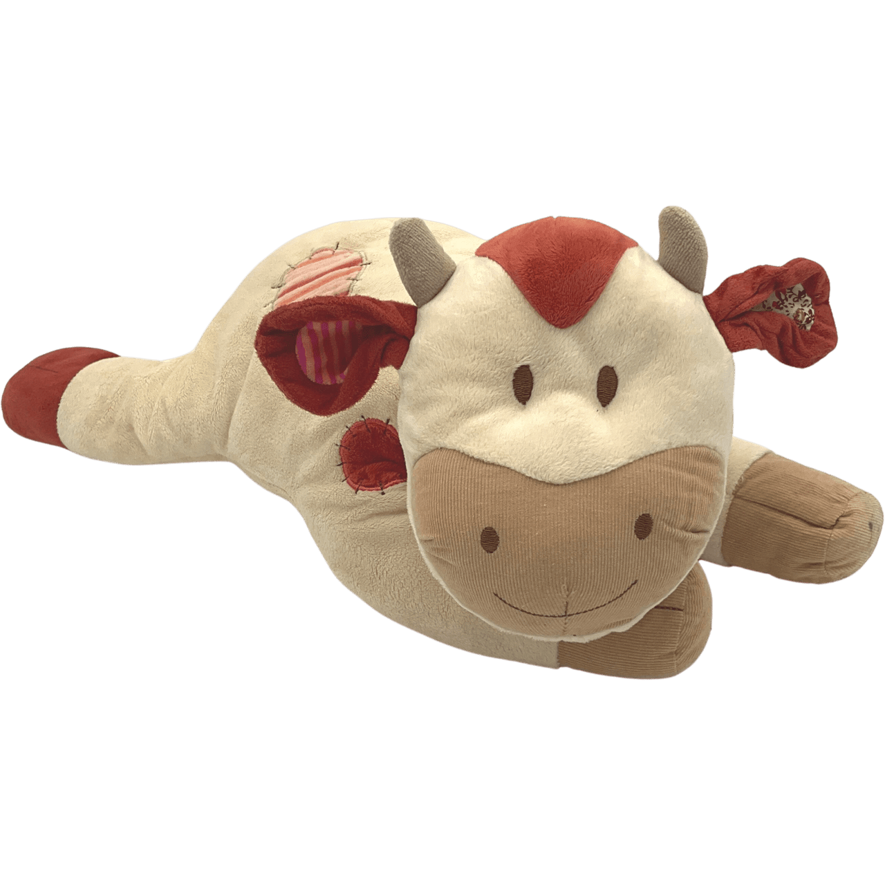 Peluche vache couchée 38cm - KIDIBAM