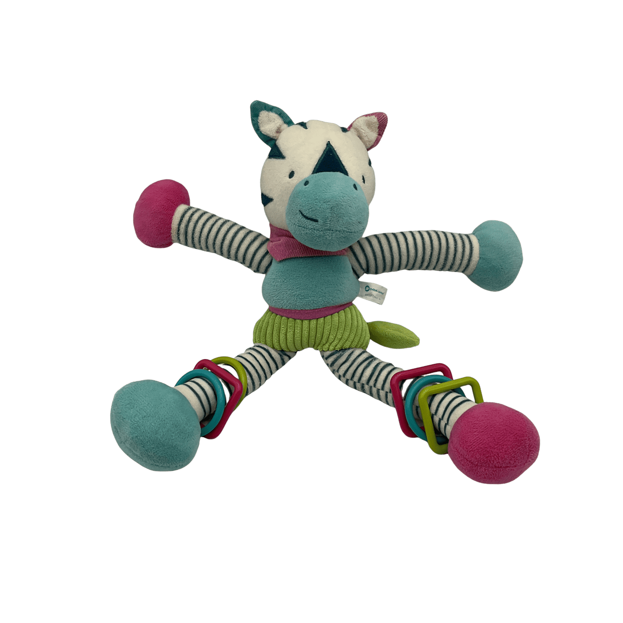 Peluche Zèbre fou 35cm - KIDIBAM