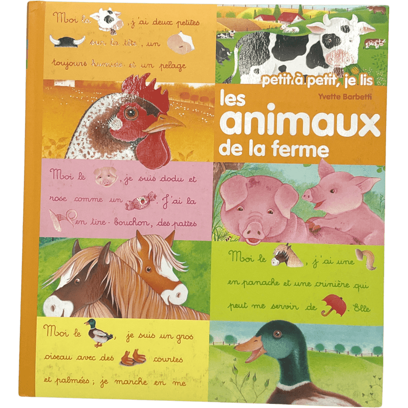 Petit à Petit Je Lis les Animaux de la Ferme - KIDIBAM