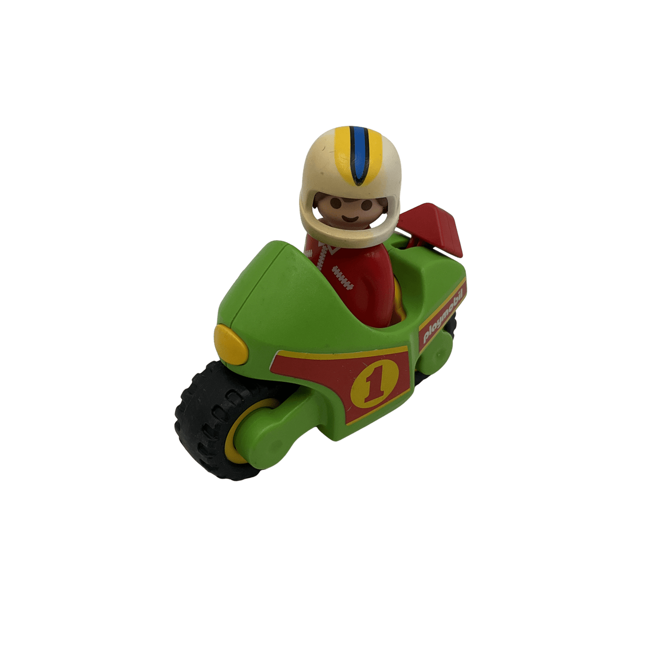 Pilote et moto de course Playmobil 1.2.3. 6719 - KIDIBAM