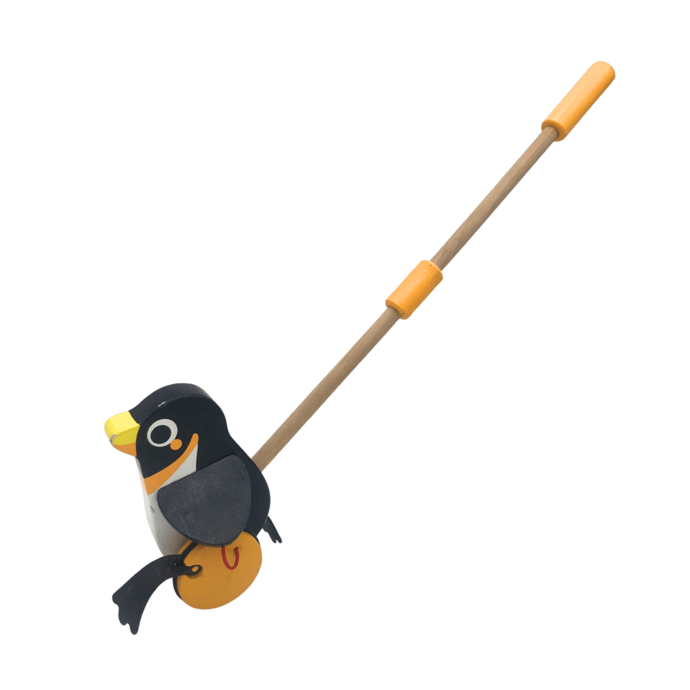 Pingouin à pousser en bois - KIDIBAM