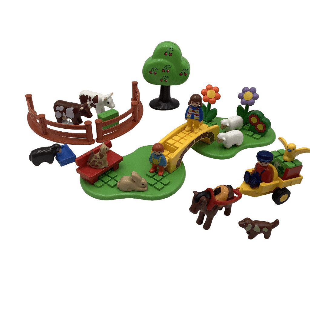 Playmobil 1.2.3 Coffret Famille à la campagne - KIDIBAM