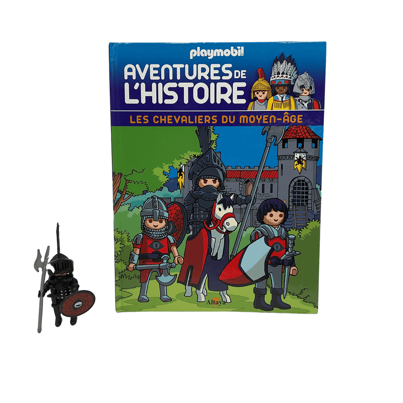 Playmobil Aventures de l'histoire - Tome 18 - Les chevaliers du Moyen - Âges - KIDIBAM