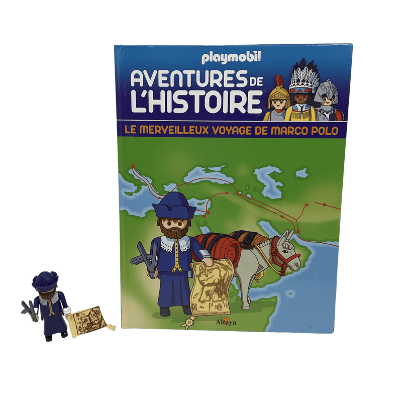 Playmobil Aventures de l'histoire - Tome 23 - Le merveilleux voyage de Marco Polo - KIDIBAM