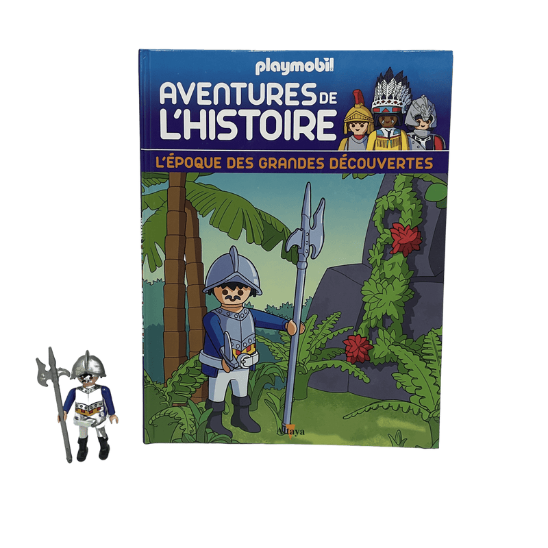 Playmobil Aventures de l'histoire - Tome 28 - L'époque des grandes découvertes - KIDIBAM