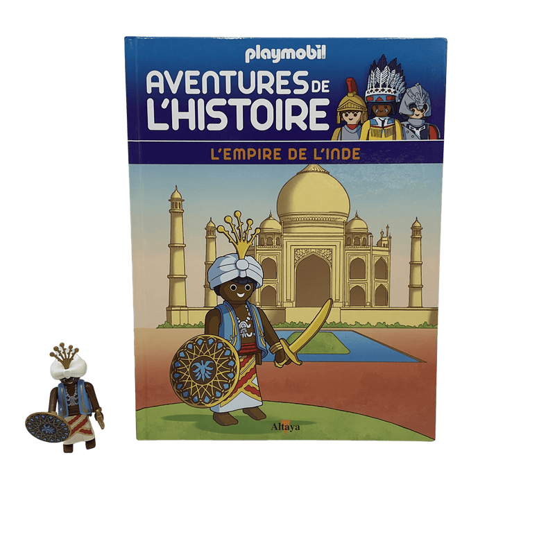 Playmobil Aventures de l'histoire - Tome 34 - L'empire de l'Inde - KIDIBAM