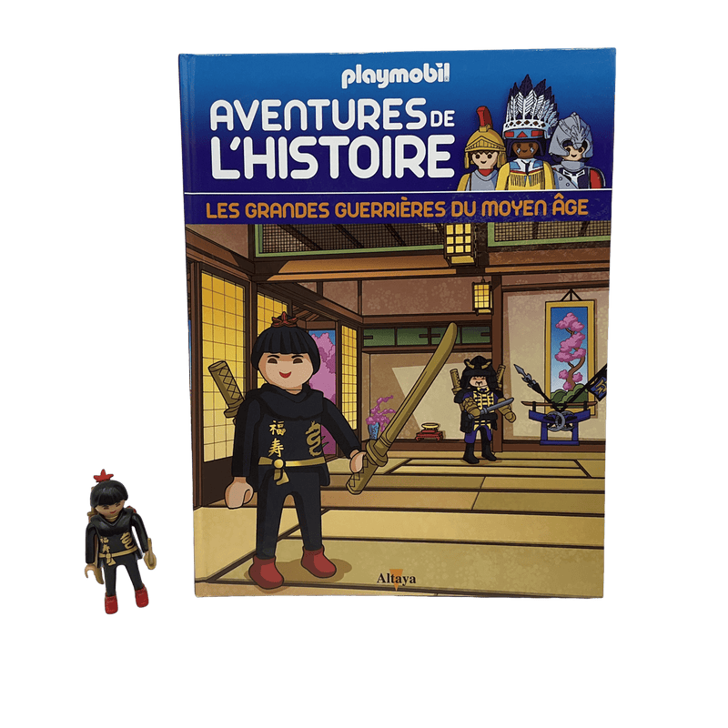 Playmobil Aventures de l'histoire - Tome 65 - Les grandes guerrières du Moyen - Âge - KIDIBAM