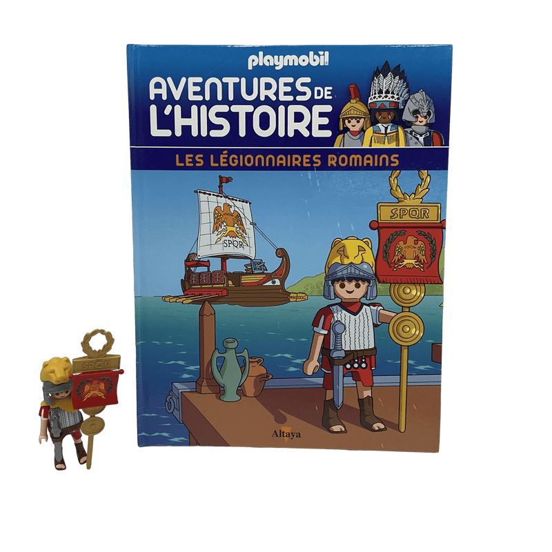 Playmobil Aventures de l'histoire - Tome 8 - Les légionnaires romains - KIDIBAM