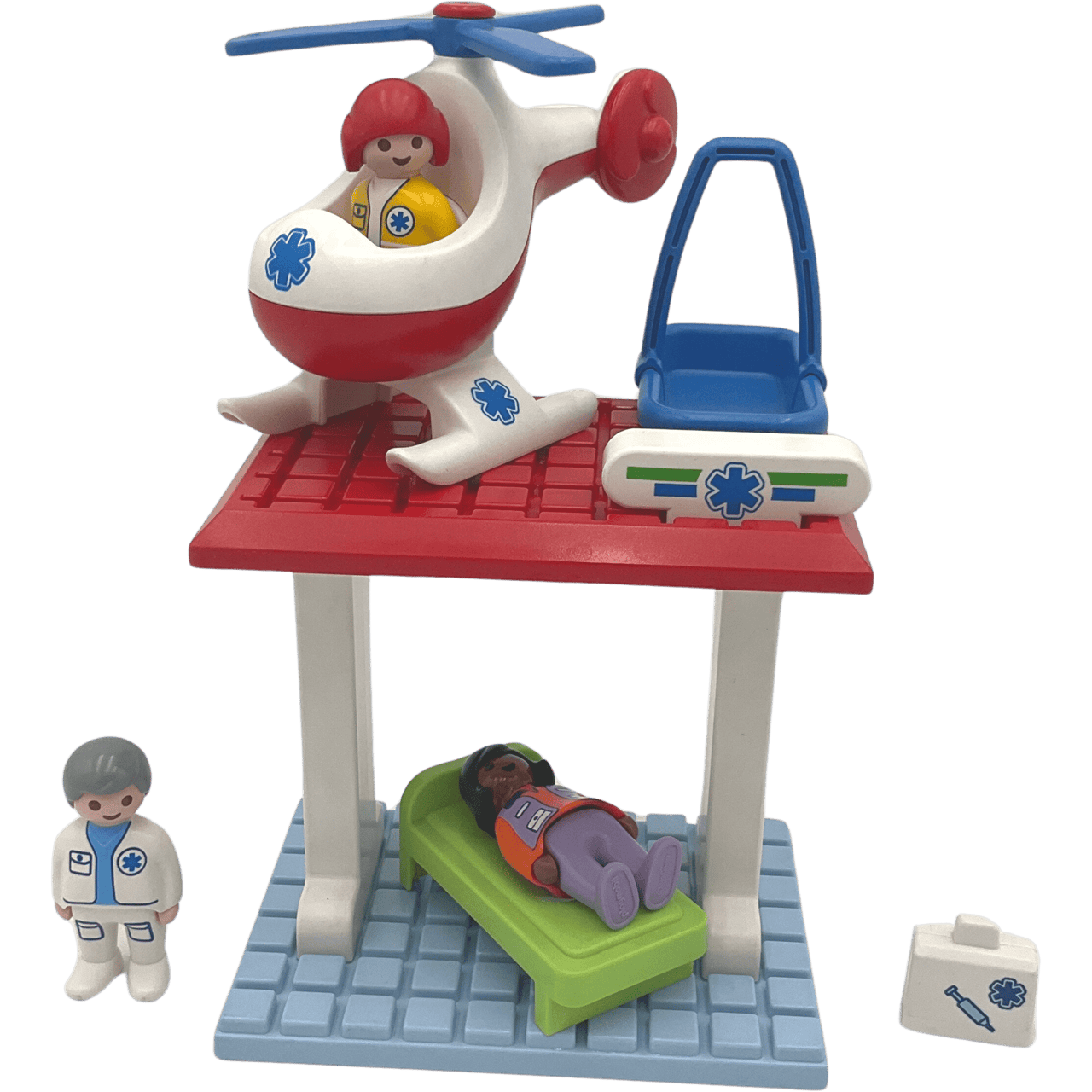 Poste de secours Playmobil 1.2.3. - KIDIBAM