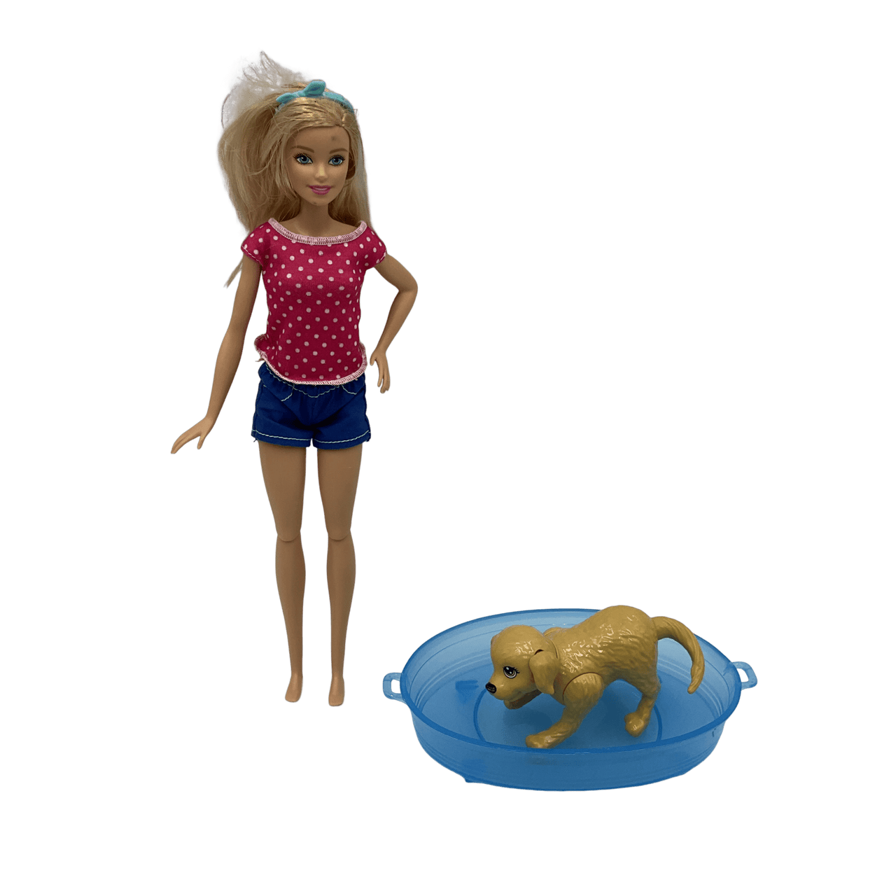 Poupée Barbie 29cm avec son chien - KIDIBAM