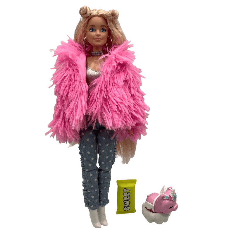 Poupée Barbie Extra et son cochon - KIDIBAM