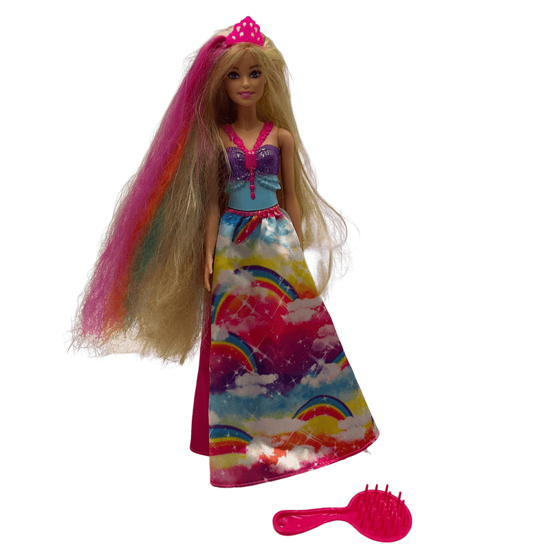 Poupée Barbie Princesses Tresses Magiques - KIDIBAM