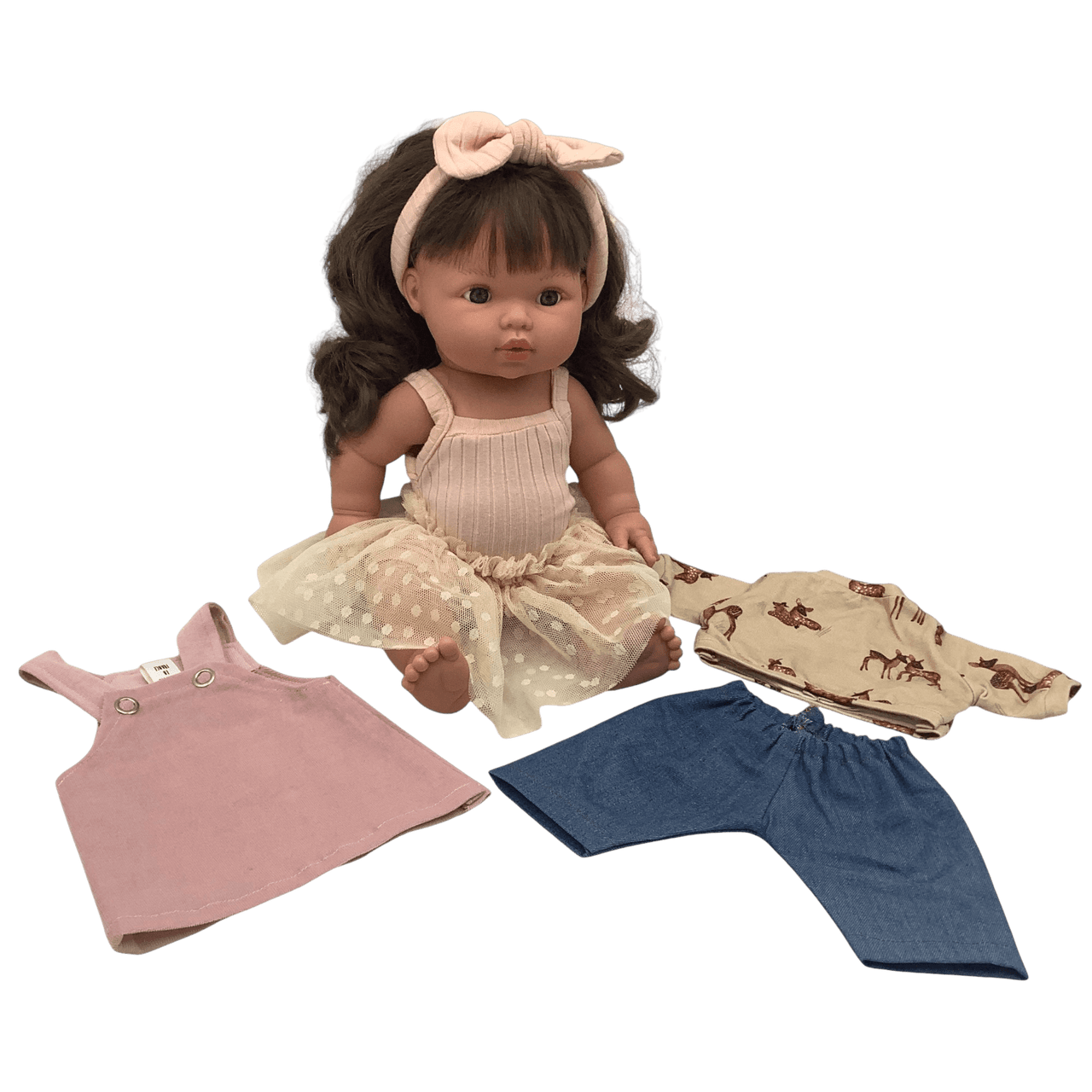 Poupée Hailee 34cm et ses 3 tenues - KIDIBAM