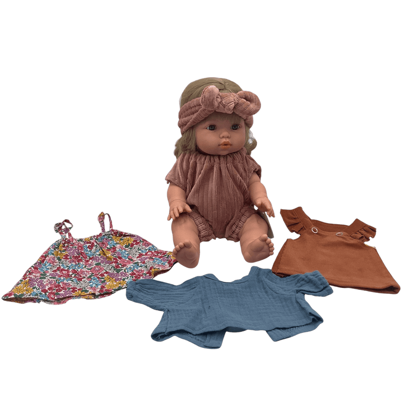 Poupée Kate 34cm et 3 tenues - KIDIBAM