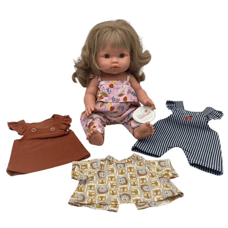 Poupée Kate 34cm et 3 tenues - KIDIBAM