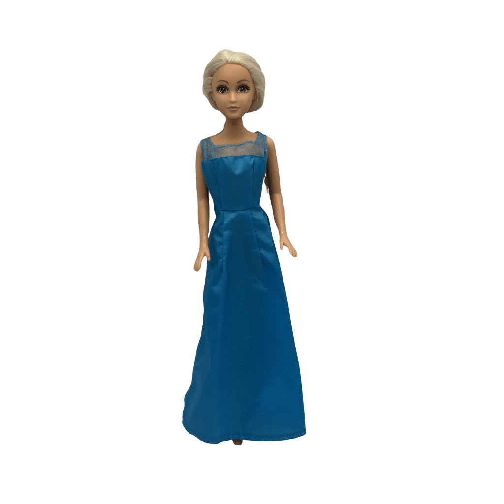 Poupée mannequin en robe bleue 30cm - KIDIBAM