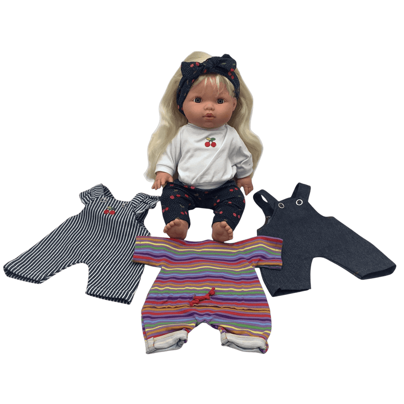 Poupée Sage 34cm et 4 tenues - KIDIBAM