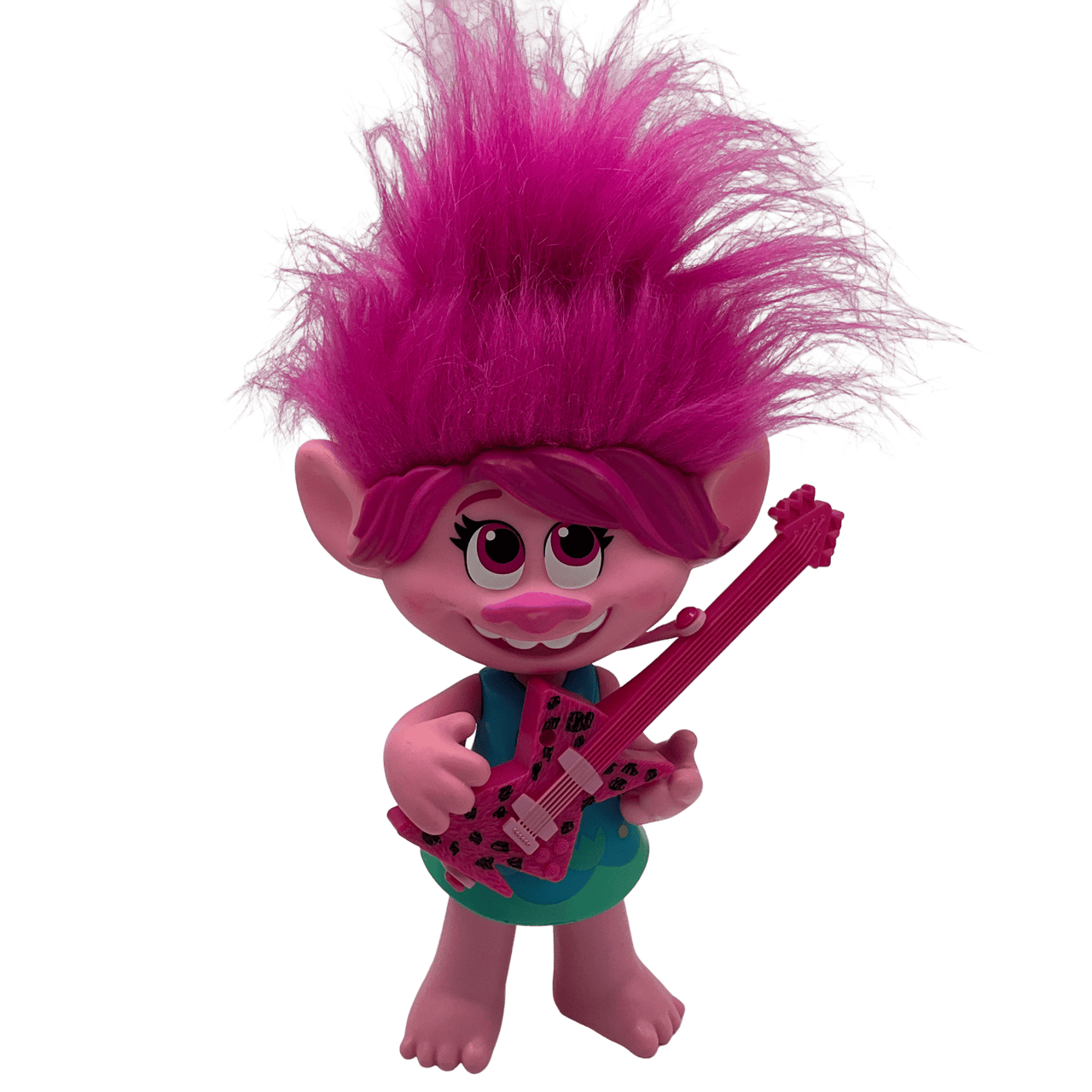 Poupées poppy des trolls et sa guitare 20 cm - KIDIBAM