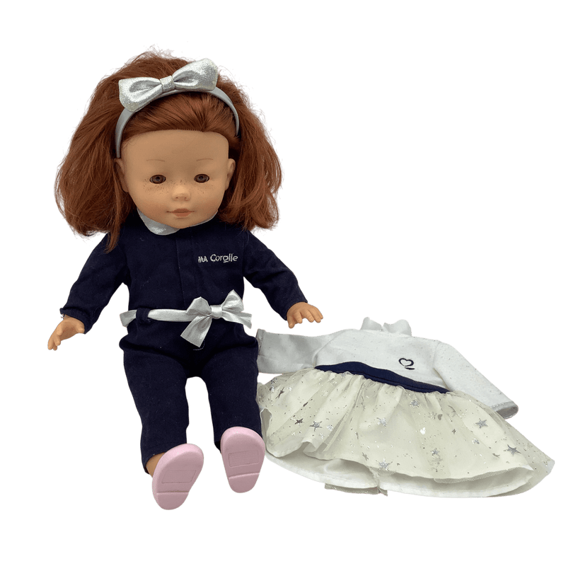 Poupon 36cm Combinaison et robe nuit étoilée - KIDIBAM