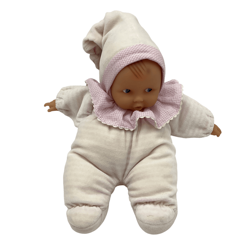 Poupon Baby pouce rose et blanc rayé 30cm - KIDIBAM