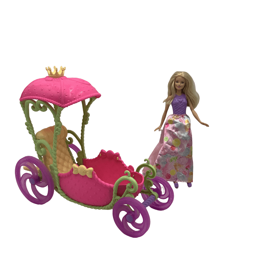 Princesse Barbie et sa Calèche - KIDIBAM