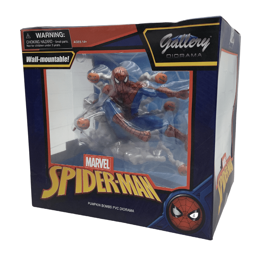 Pumpkin Bombs Spiderman PVC Diorama L18Xl13Xh13cm - KIDIBAM