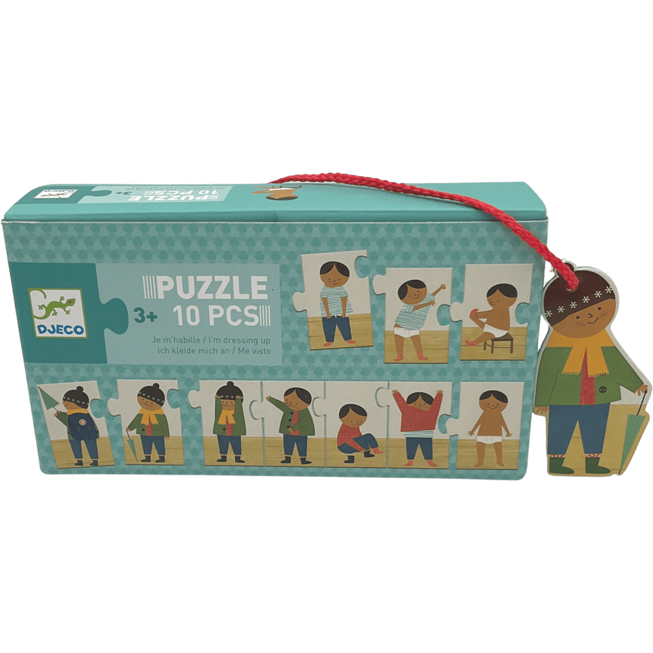 Puzzle 10 pièces Je m'habille - KIDIBAM