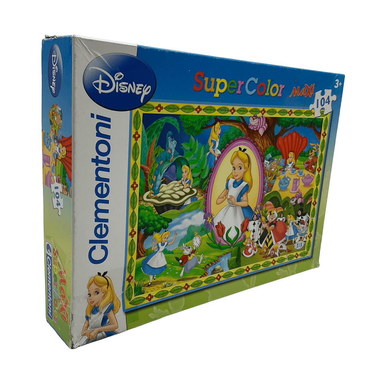Puzzle 104 pièces Super Color Maxi Alice au pays des merveilles - KIDIBAM
