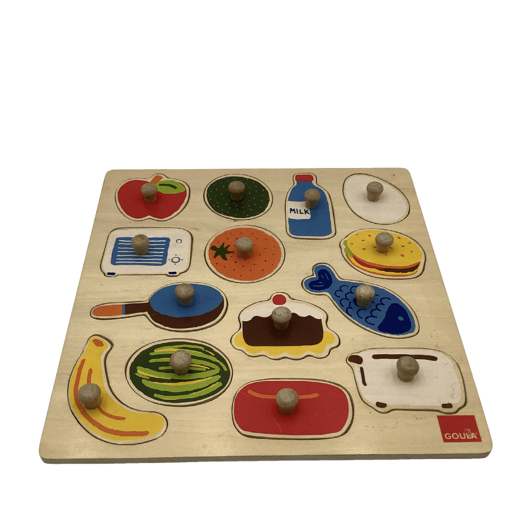 Puzzle 14 pèces Cuisine et Aliments - KIDIBAM