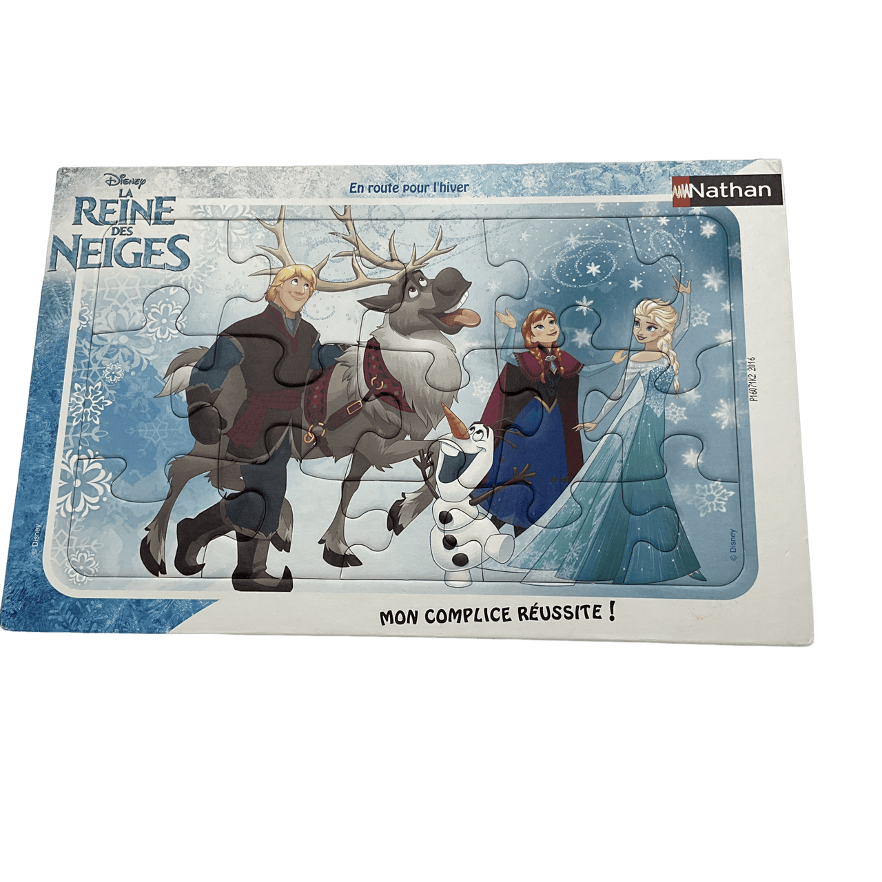 Puzzle 15 pièces - La reine des neiges - Disney - KIDIBAM