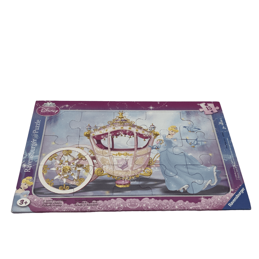 Puzzle 15 pièces - Le carosse de Cendrillon - KIDIBAM