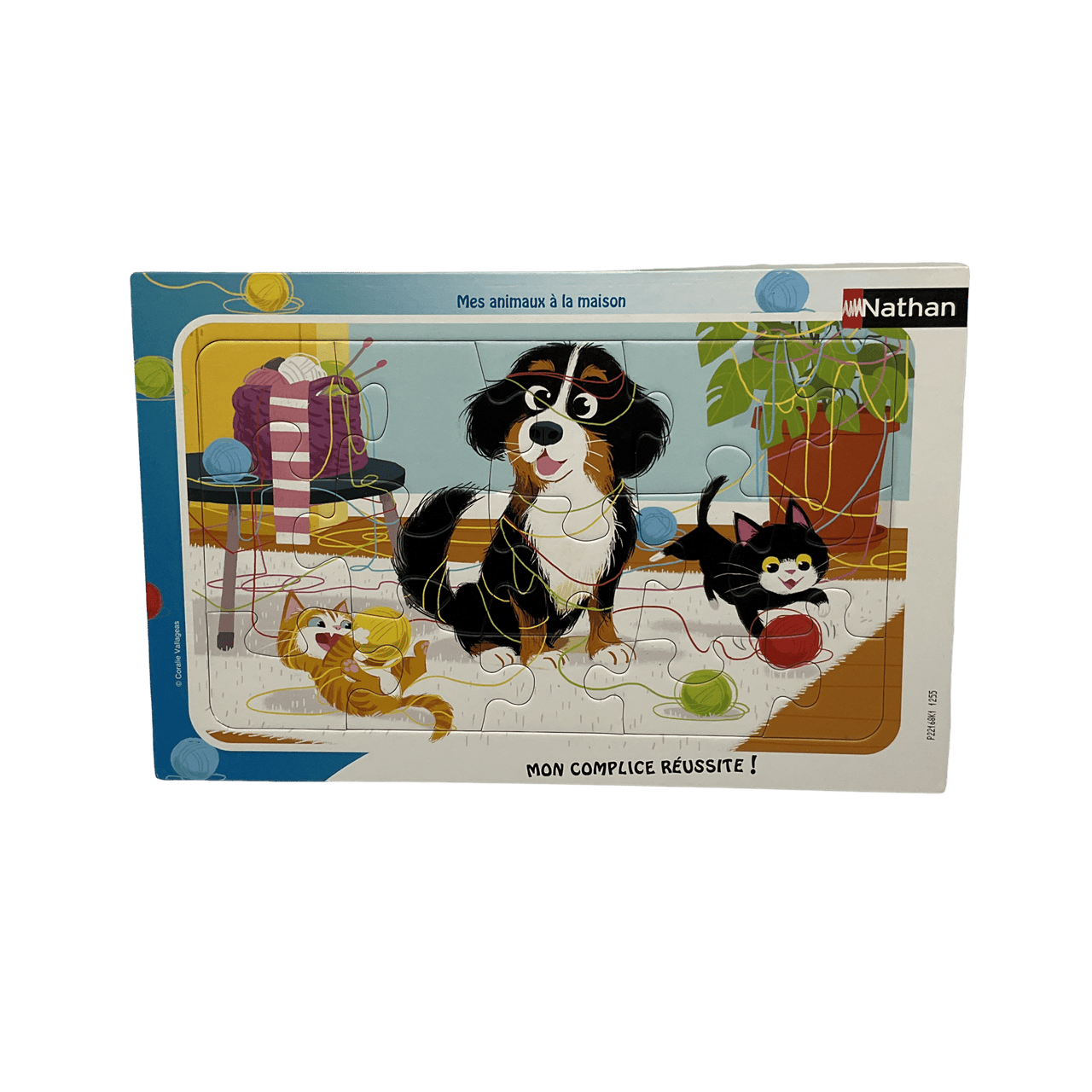 Puzzle 15 pièces Mes animaux à la maison - KIDIBAM