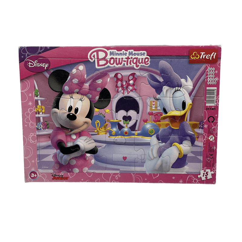 Puzzle 15 pièces Minnie Mouse Bow - tique Disney - KIDIBAM