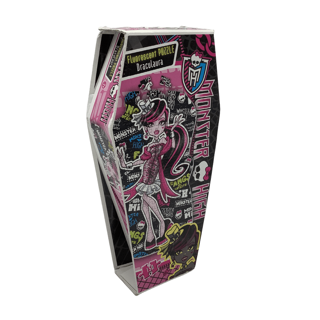 Puzzle 150 pièces fluorescent Draculaura Monster High - KIDIBAM