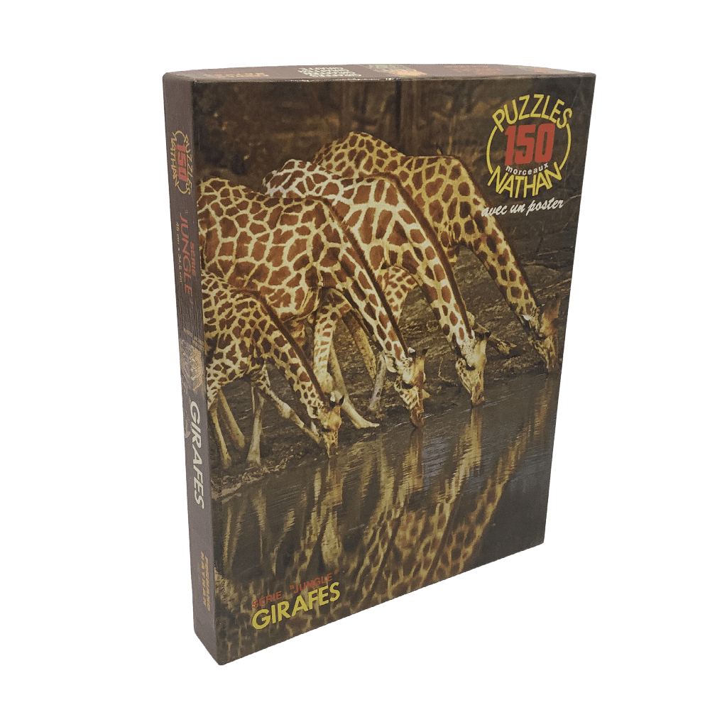 Puzzle 150 pièces Girafes Vintage - KIDIBAM