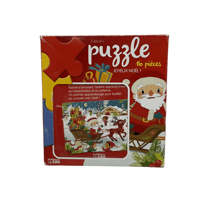 Puzzle 16 pièces Joyeux Noël - KIDIBAM