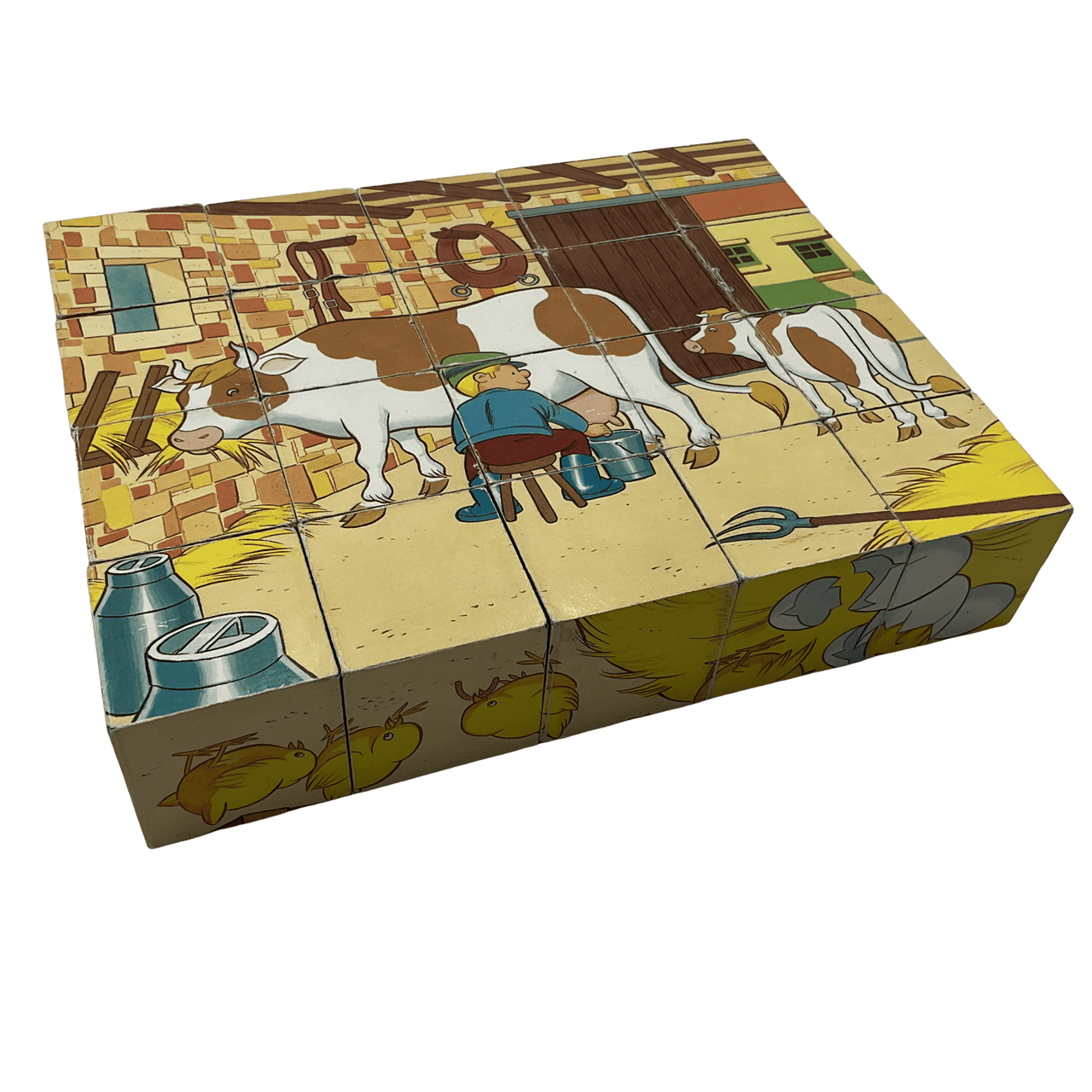 Puzzle 20 cubes - La ferme - KIDIBAM