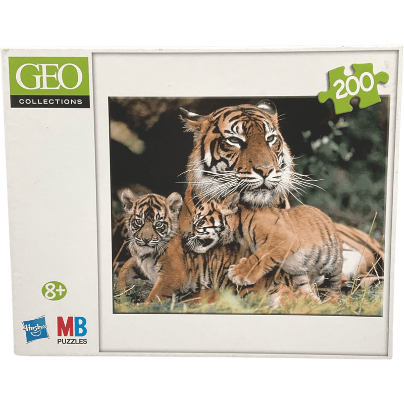 Puzzle 200 pièces GEO Collections Tigres - KIDIBAM