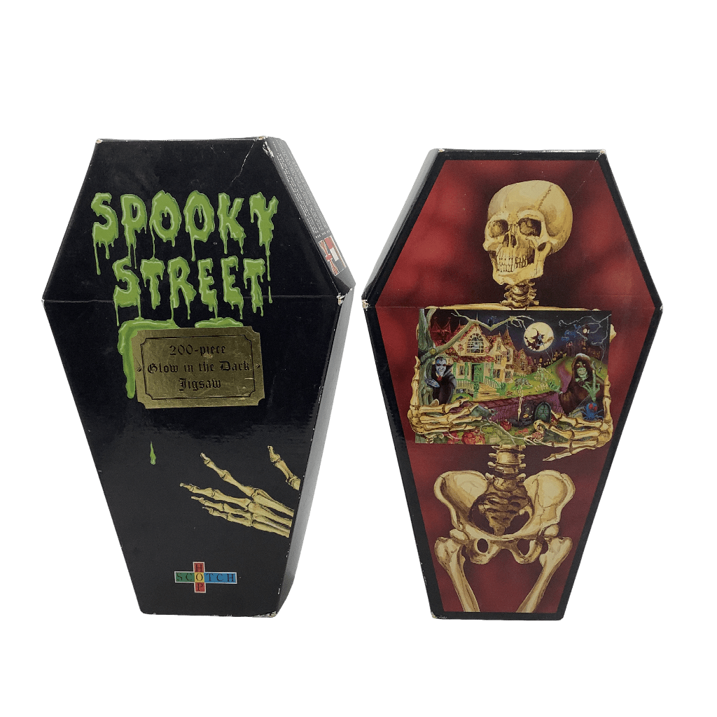 Puzzle 200 pièces Spooky Street phosphorescent - KIDIBAM