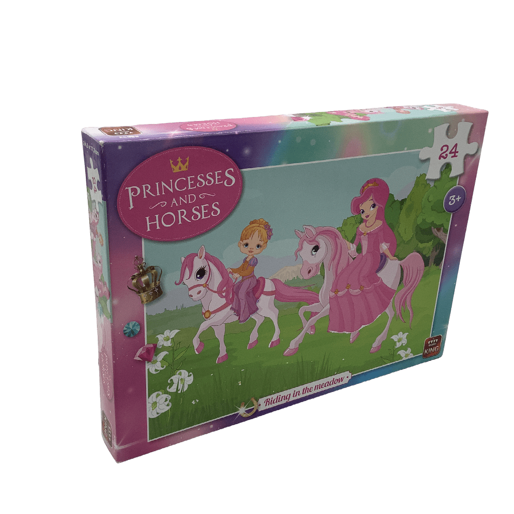 Puzzle 24 pièces Princesses et Chevaux - KIDIBAM