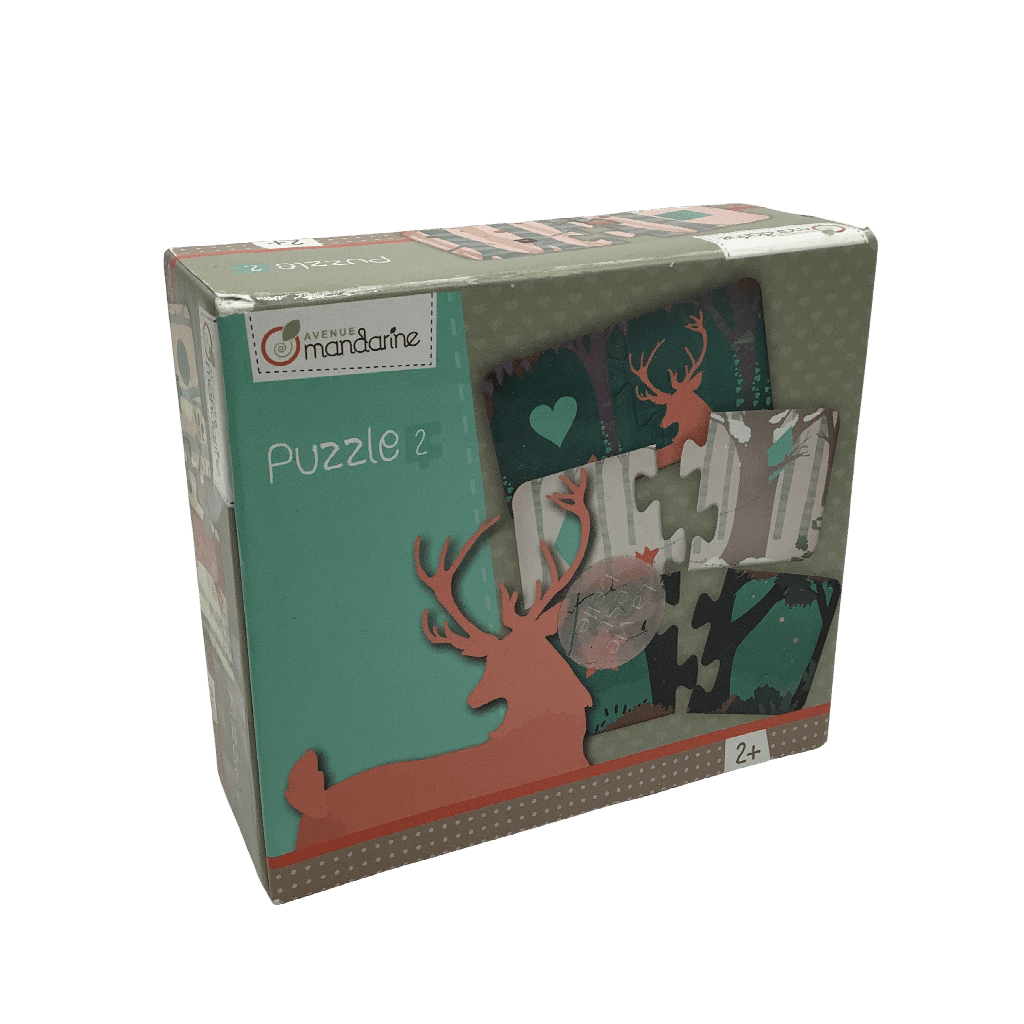 Puzzle 2x10 pièces Les Formes - KIDIBAM
