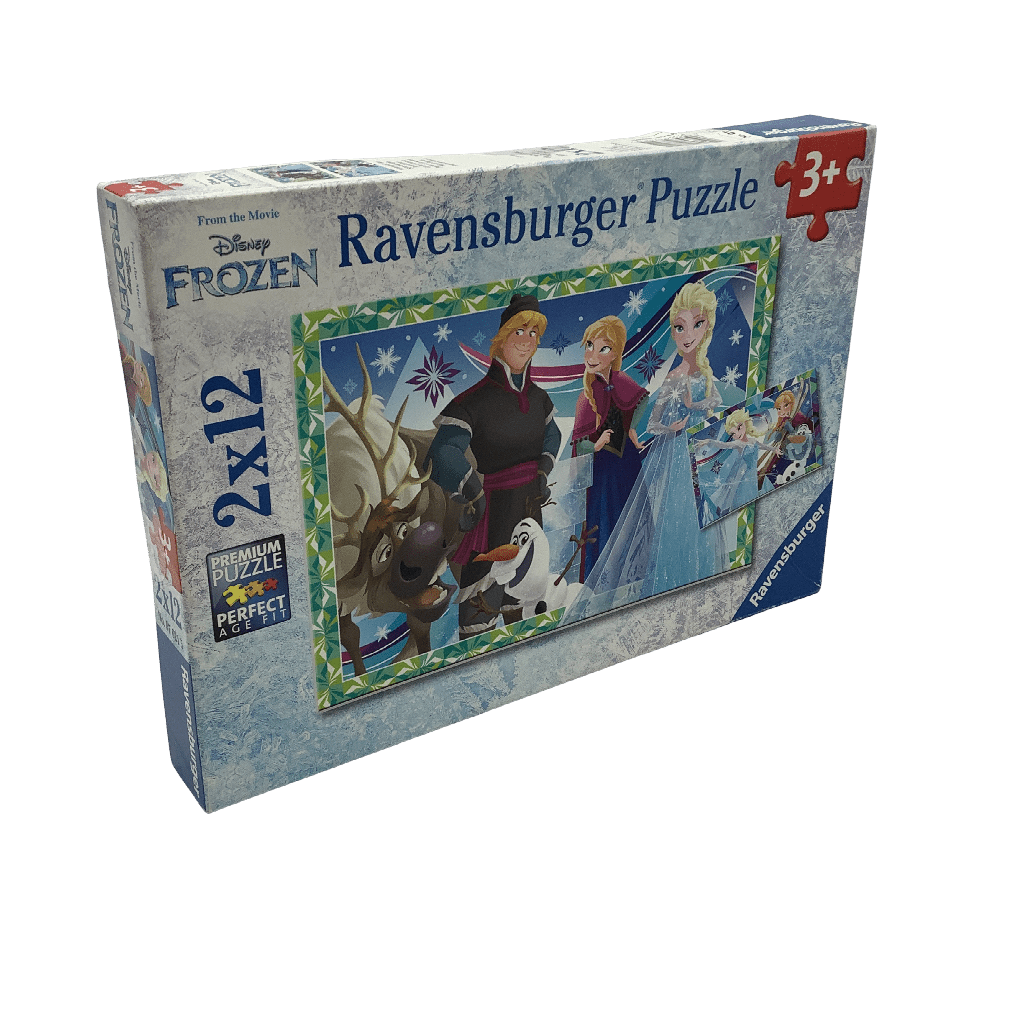 Puzzle 2X12 pièces - La Reine des Neiges - KIDIBAM