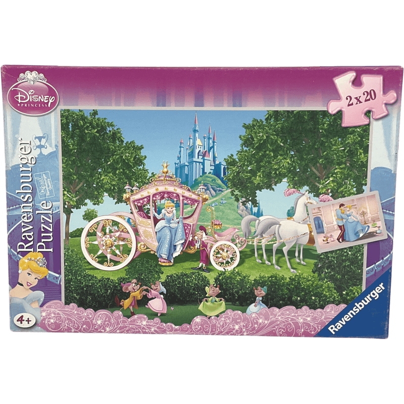 Puzzle 2x20 pièces Cendrillon Disney - KIDIBAM