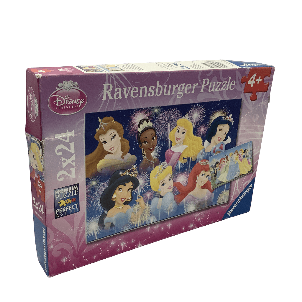 Puzzle 2x24 pièces Les Princesses Réunies - KIDIBAM