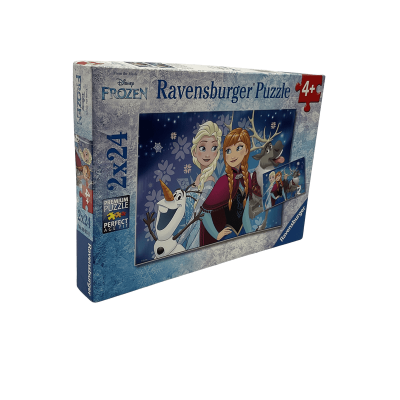 Puzzle 2X24 pièces Reine des neiges Disney - KIDIBAM